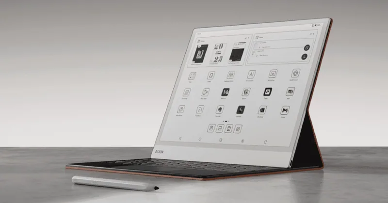 De BOOX Note Max is een gigantische E Ink tablet