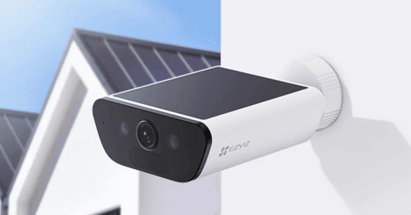 EZVIZ presenteert batterijcamera's voor buiten op zonne-energie