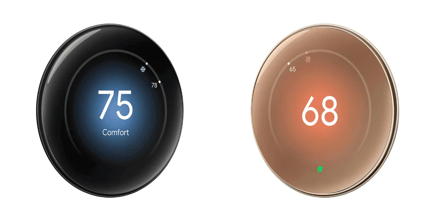 kleuren van de Nest Learning thermostat