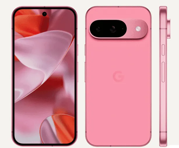 Google Pixel 9 in rose