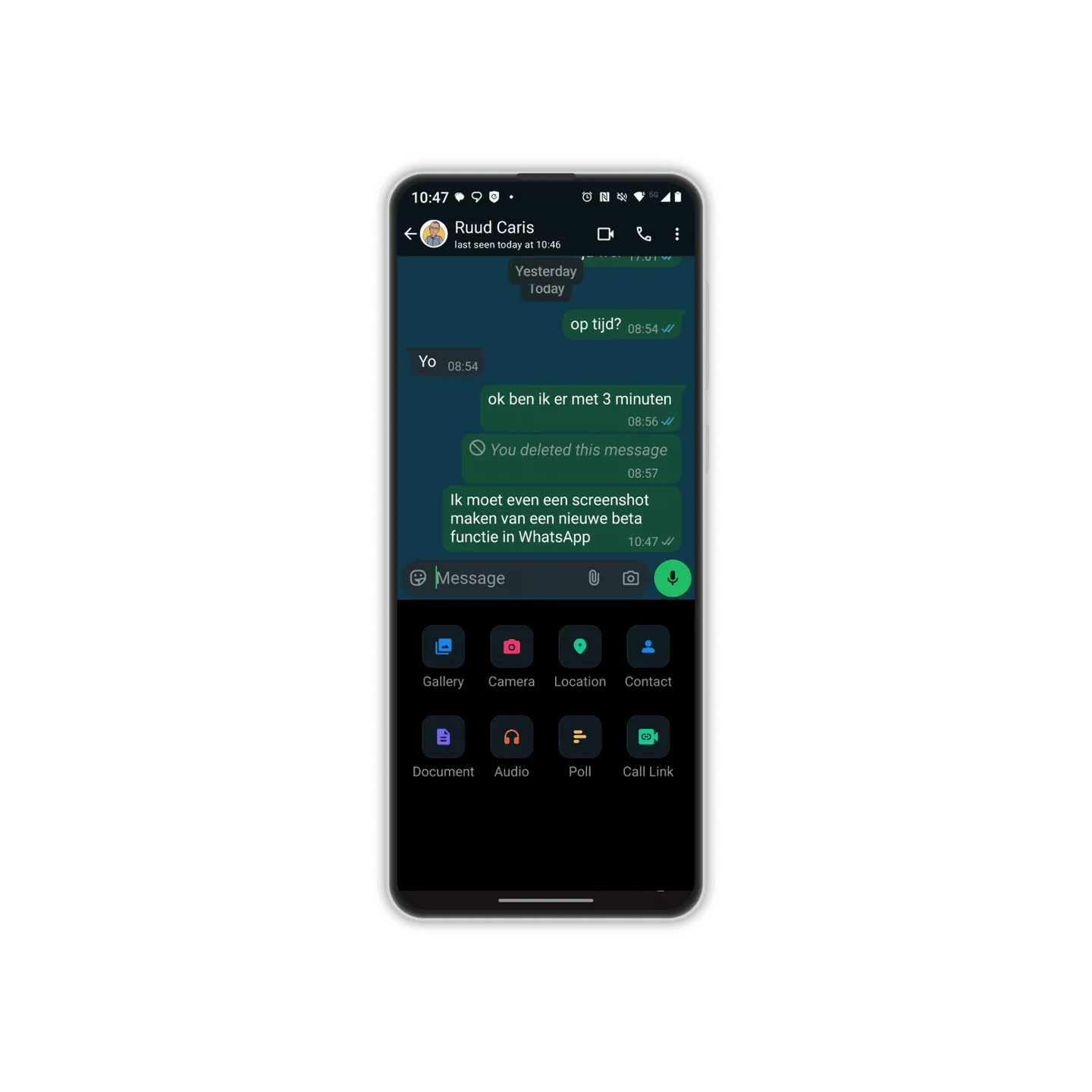 WhatsApp Bellen
