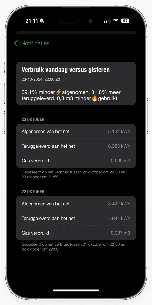 Powerbaas screenshot melding