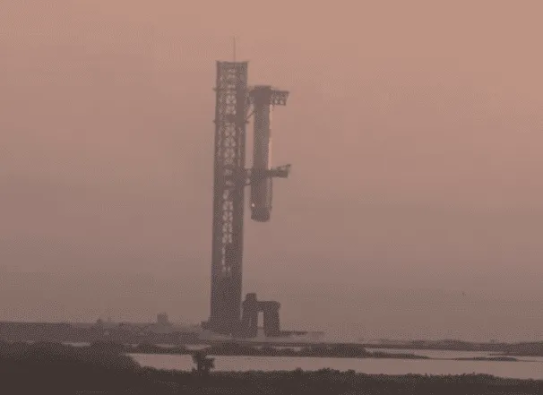 Booster SpaceX chopsticks