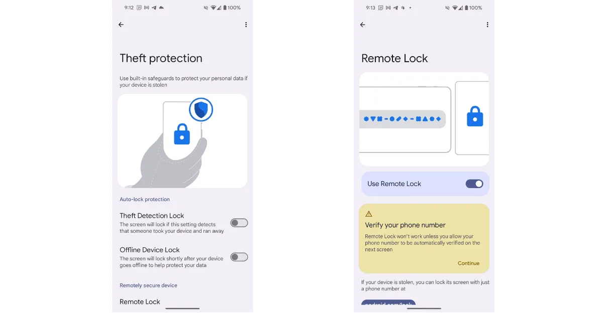 anti-diefstal Android