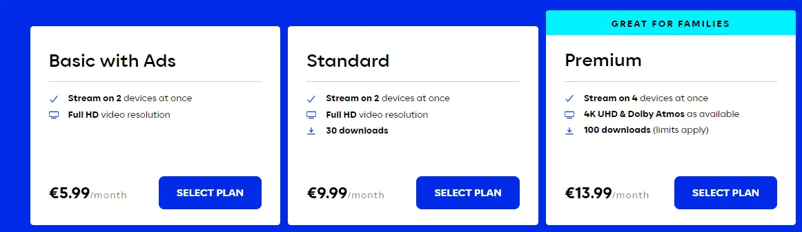 streamingabonnement met reclame